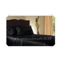 ราคา ปลอกผ้านวมผ้าซาตินแท้ 440 เส้น ขนาด 6 ฟุต (90 นิ้ว x 100 นิ้ว) สีดำ (5650522)