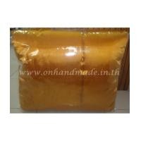 ราคา ผ้านวมเดี่ยว ผ้าเครปซาติน 220 เส้น ขนาด 5 ฟุต สีเหลืองพระ (5579827)