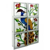 ราคา บล็อกแก้ว นกยูง ตราช้างแก้ว (4955524)