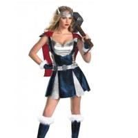 ราคา pre order ชุดซุปเปอร์ฮีโร่ superhero พร้อม ถุงมือ ไม่รวมค้อน/ที่คาดศีรษะ/รองเท้า Thor Costume (5111618)
