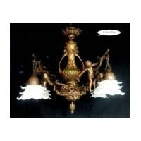 ราคา โคมไฟทองเหลือง ทองสำริด และโป๊ะแก้วโบราณ งานอิตาลี (6981724)