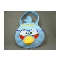 ราคา กระเป๋าถือแองกรีย์ เบิร์ด@นกพิโรธหมูสุดฮิต Angry birds สีฟ้า (3784070)