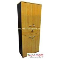 ราคา ตู้เอกสารสูง บานเปิด บน - ล่าง + ลิ้นชักกลาง ขนาด 80 x 40 สูง 200 cm ผิวเมลามีน รหัส 1503 (6640292)