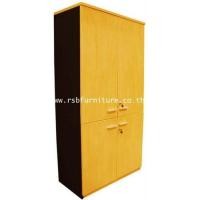 ราคา ตู้เอกสารสูง 5 ชั้น เมลามีน บานเปิดบน - ล่าง ขนาด 80 x 40 สูง 200 cm รหัส 995 (5163487)
