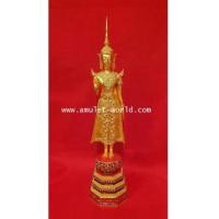 ราคา พระบูชาประจำวันจันทร์ ปางห้ามญาติ สูง 17 นิ้ว เนื้อโลหะ ปิดทอง ลงยาติดพลอยที่ฐาน (7507944)