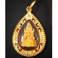 ราคา พระพุทธชินราช ลอยองค์หน้าตัก ¼ นิ้ว เนื้อทองคำเลี่ยมทองลงยาฝังเพชร เพราะแผ่นดินนี้คือแผ่นดินเกิด (5878250)