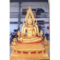 ราคา พระพุทธชินราช หน้าตัก 29 นิ้ว เนื้อทองเหลือง พ่นทอง (3555816)