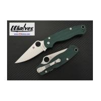 ราคา มีดพับ Spyderco Paramilitary 2 CPM-S45VN Blade, Forest Green G10 Handles, Sprint Run (C81GPFGR2) (7427685)