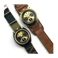 ราคา ขายคู่ citizen มดเอ็กซ์ 1970 auto chronograph ขนาด 38mm for man, lady หน้าปัดเดิมประดับหลักเวลาขีดพร (7506848)