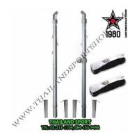 ราคา เสาวอลเลย์บอล และตะกร้อ วินเซ็นท์ vinsenc v-12 รุ่น ฟันเฟืองปรับระดับ ฝังพื้น พร้อมตาข่าย (b) nk+ (5886377)