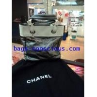 ราคา Chanel Paris Biarritz tote in grey canvas (4557442)