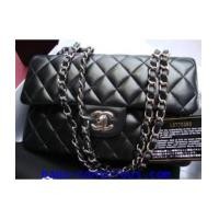 ราคา chanel classic double flap black quilted lamb skin brand new (3110596)