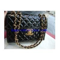 ราคา chanel jumbo classic black patent leather with gold hardware (2833513)