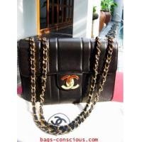 ราคา chanel jumbo classic vintage/black lamb skin (2226349)