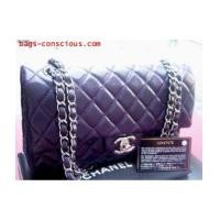 ราคา chanel medium classic double flap/cruise09/violet fonce\' (2126182)