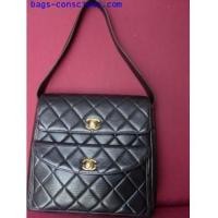 ราคา chanel vintage/shoulder bag/quilted leather (1968642)
