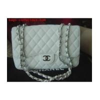 ราคา chanel jumbo classic white caviar/silver chain (1957053)