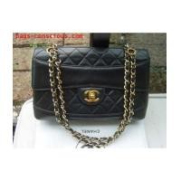 ราคา chanel classic vintage /off black /navy undertone (1803399)