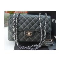 ราคา chanel classic jumbo black quilted caviar leather/brand new (1670536)