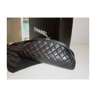 ราคา chanel timeless clutch/black quilted lamb skin (1303400)