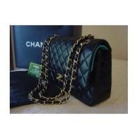 ราคา chanel classic 10" double flap double chain lamb skin/matte gold (1294825)