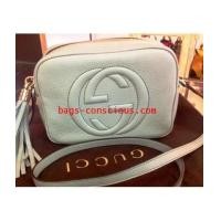 ราคา Gucci-soho disco bag in light blue brand new (5247292)