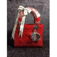 ราคา กระเป๋า LADY DIOR MINI BAG Hi End Mirror แดง (5776415)