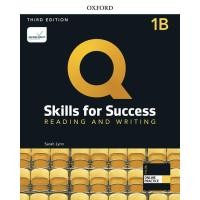 ราคา หนังสือ Q: Skills for Success 3rd ED 1 : Reading and Writing: Student Book B +iQ Online Practice (P) (9780194904100)