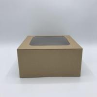 ราคา กล่องเค้ก 1 ปอนด์ ทรงมาตรฐาน สีคราฟท์น้ำตาล แพค10ใบ(0729) ขนาด20.5×20.5×10 ซม.