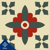 ราคา Blezz กระเบื้องแกรนิตโต้ลายโบราณ - GA Collection 1 8"x8" กระเบื้องลายโบราณ GA-007 กึ่งเงา (10000543)