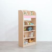 ราคา KNOTTY BERRY ชั้นหนังสือ รุ่นORIGIN สีไวท์โอ๊ค/ชมพู สีชมพู (10096248)