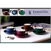 ราคา Homezilla แก้วกาแฟแบบมี พร้อมช้อน ทรงกระบอกเตี้ย สีน้ำตาล (10080161)