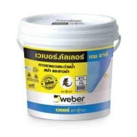 ราคา เวเบอร์คัลเลอร์ กาวยาแนวสระว่ายน้ำ สปา และซาวน่า HR สำหรับยาแนวบริเวณพื้นและผนัง เขียว 18.5กก. (10068466)
