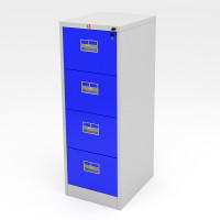 ราคา Luckyworld ตู้เก็บเอกสาร สีน้ำเงิน 4 ลิ้นชัก รุ่น KCDX-4-RG ขนาด 46.6 x 61.4 x 132.2 ซม. (10100344)