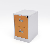 ราคา Luckyworld ตู้เก็บเอกสาร สีน้ำตาล 2 ลิ้นชัก รุ่น KCDX-2-EG ขนาด 46.6 x 61.4 x 74 ซม. (10100345)