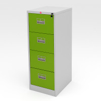 ราคา Luckyworld ตู้เก็บเอกสาร ขนาด 37.5 x 45.7 x 131.2 ซม. สีเขียว 4 ลิ้นชัก รุ่นKCDX-4-GG (10100349)