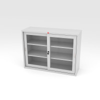 ราคา Luckyworld ตู้บานเลื่อนกระจก สีขาว ขนาด 118.8 x 40.8 x 87.7 ซม. รุ่น ksG-120_TG (10100400)