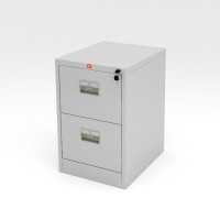 ราคา Luckyworld ตู้เก็บเอกสาร ขนาด 46.6 x 61.4 x 103 ซม. สีเทา 2 ลิ้นชัก รุ่น KCDX-2-TG (10100340)