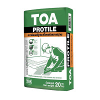 ราคา TOA Protile ปูนกาวซีเมนต์โปรไทล์ เทา 20KG ปูนกาว (10110413)