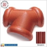 ราคา SCG กระเบื้องหลังคาคอนกรีตโค้ง 3 ทาง (8) สีแดงกุหลาบ นน. 5.10 กก. (10132354)
