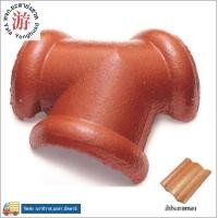 ราคา SCG กระเบื้องหลังคาคอนกรีตโค้ง 3 ทาง (8) สีประกายทอง นน. 5.10 กก. (10132369)