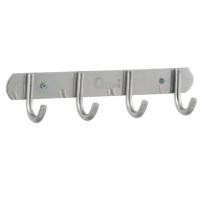 ราคา Q line ตะขอ ST-503/4 ตะขอแขวนเสื้อ 4 ตะขอขนาด 24 x 5 x 6 ซม. สแตนเลส (10165006)