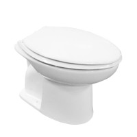 ราคา CORAL สุขภัณฑ์นั่งราบราดน้ำ ชนิดท่อลงพื้นพร้อมฝารองนั่งแบบ Elongate สีขาว สีขาว (10179804)