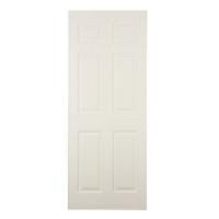 ราคา ประตูลูกฟัก HDF ลายลานนา 6 ช่อง ขาว 90x200x4 cm (10172005)