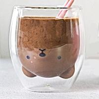 ราคา แก้ว2ชั้น แก้วสองชั้น รักษาอุณหภูมิ 280ml ลายน่ารักๆ น้องหมี น้องหมี (10138666)