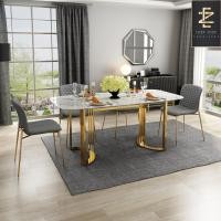 ราคา Cozy Cozy โต๊ะทานข้าว หน้าหินอ่อน เทา (10173358)