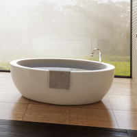 ราคา Lavenz อ่างอาบน้ำหินสังเคราะห์ลอยตัว LT091 ขาว 1900x1000x600 Modern (10202174)