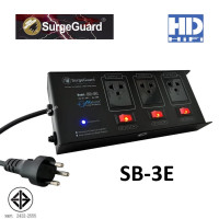 ราคา SurgeGuard SB-3E เครื่องกรองไฟและกันไฟกระชาก3ช่องมาตรฐาน มอก. ฺBlack ปลั๊กกรองไฟและกันไฟกระชาก (10199365)