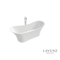 ราคา Lavenz อ่างอาบน้ำหินสังเคราะห์ลอยตัว LT061 ขาว 1750x750x680 mm. Modern (10202046)