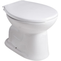 ราคา CORAL สุขภัณฑ์นั่งราบราดน้ำ รุ่น 7450 พร้อมฝา ขาว (10179562)